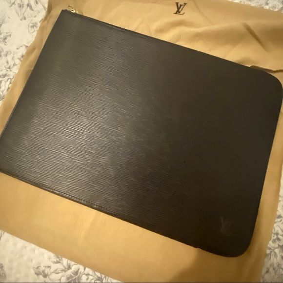Louis Vuitton Noir Epi Poche Documents Briefcase. Never used! - Picture 3 of 10